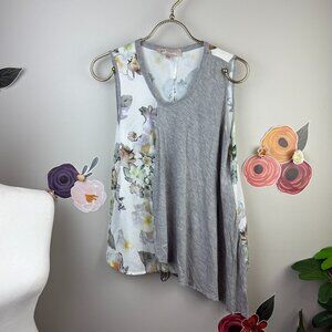 Philosophy Floral Asymmetrical Blouse - Size - Small